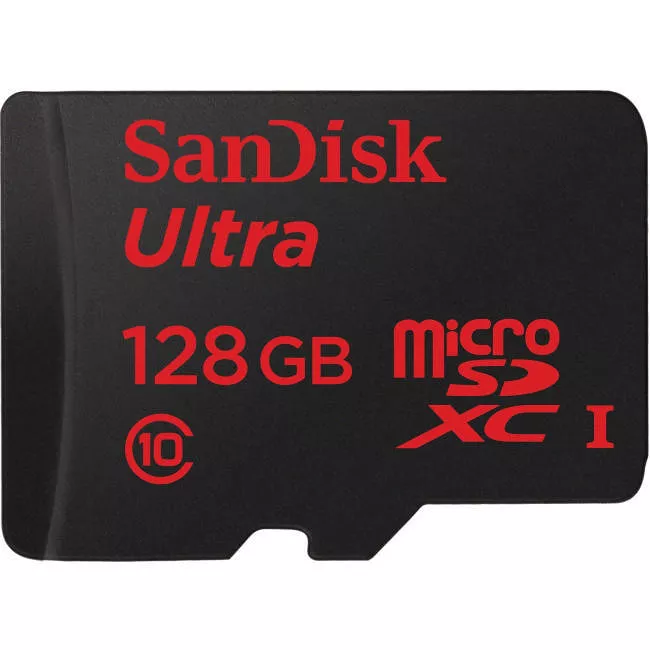 SanDisk SDSQUNC-128G-AN6IA Ultra Flash Memory Card 128 GB microSDXC UHS-I