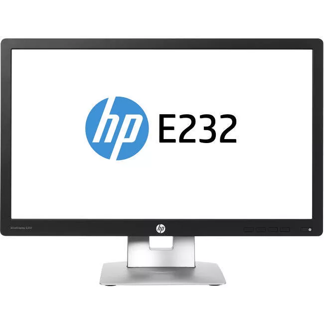 HP M1N98AA#ABA Business E232 23" Class Full HD LCD Monitor - 16:9 - Alloy Metallic, Black, Gray