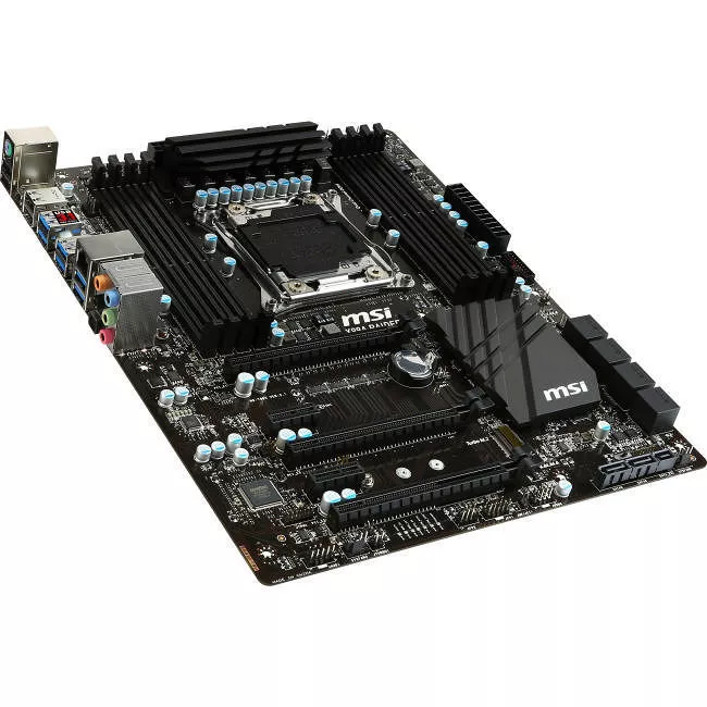 MSI X99A RAIDER Desktop Motherboard - 1x Socket LGA 2011-v3 - Intel X99 - 8x DDR4 - RAID - 1x M.2 - 3x PCIe x16 - ATX
