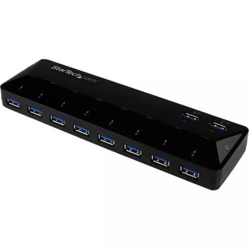 StarTech ST103008U2C 10-Port USB 3.0 Hub with Charge and Sync Ports
