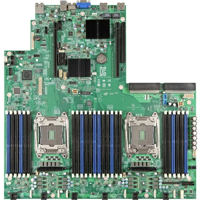 Intel S2600WT2R Server Motherboard - 2x Socket LGA 2011-v3 - Intel C612 - 24x DDR4 - RAID