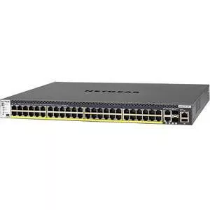 NETGEAR GSM4352PB-100NES 48x1G PoE+ Stackable Managed Switch w/ 2x10GBASE-T and 2xSFP+ (1,000W PSU)