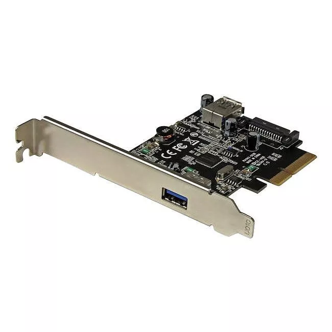 StarTech PEXUSB311EI USB-A 1x External 1x Internal - PCIe USB 3.1 Card