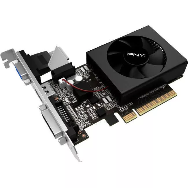PNY VCGGT710XPB GeForce GT 710 1 GB Low Profile PCI-E DDR3 DVI-D, HDMI, VGA