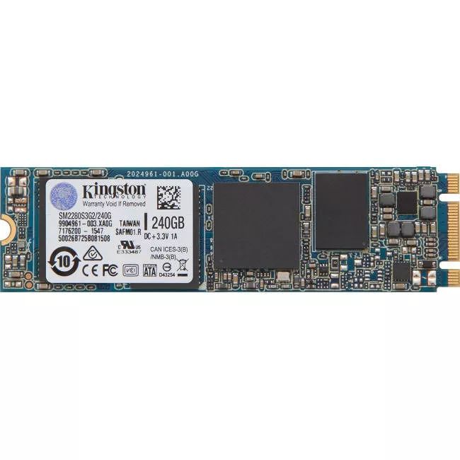 Kingston SM2280S3G2/240G SSDNow 240 GB SSD - M.2 2280 Internal - SATA (SATA/600)
