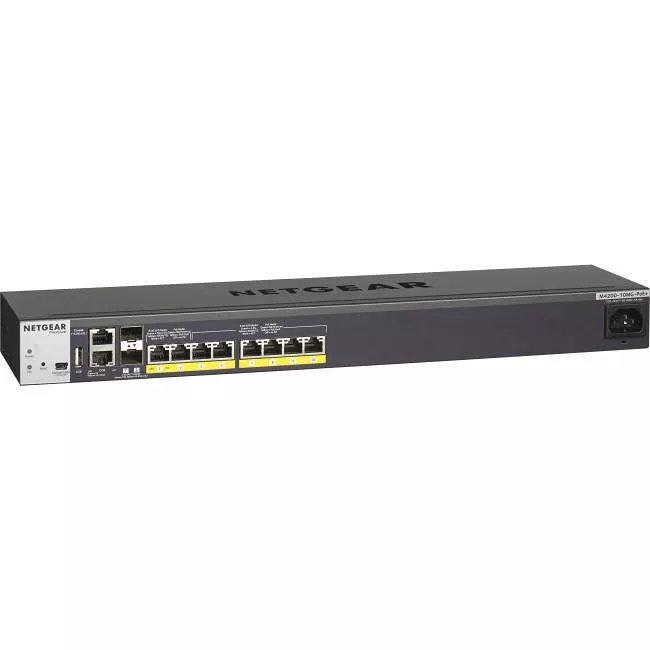 NETGEAR GSM4210P-100NES ProSafe PoE+ Managed Switch
