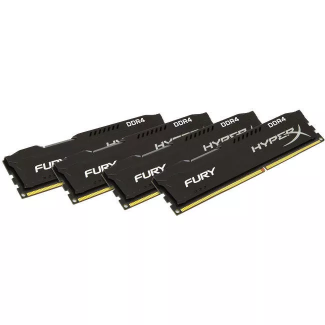 Kingston HX421C14FB2K4/32 FURY Memory Black - 32GB Kit (4x8GB) - DDR4 2133MHz CL14 DIMM