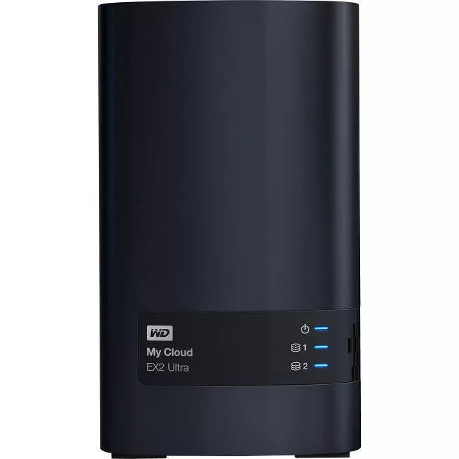 WD WDBVBZ0120JCH-NESN 12TB My Cloud EX2 Ultra Network Attached Storage - NAS