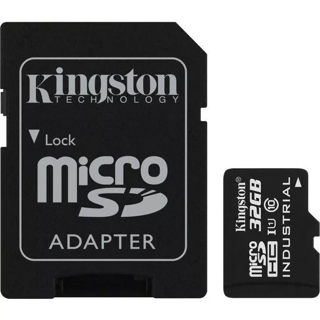 Kingston SDCIT/32GB Industrial 32 GB microSDHC with SD Adapter