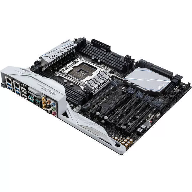 ASUS X99-DELUXE II Desktop Motherboard - 1x Socket LGA 2011-v3 - Intel X99 - 8x DDR4 - RAID - 1x M.2 - 5x PCIe x16 - Wi-Fi - ATX