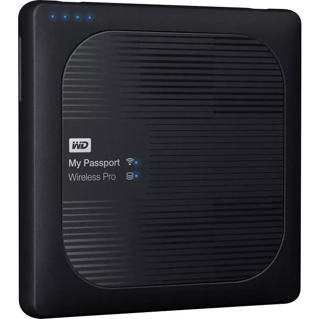 WD WDBP2P0020BBK-NESN My Passport Wireless Pro Network Hard Drive - 2 TB - 256 MB