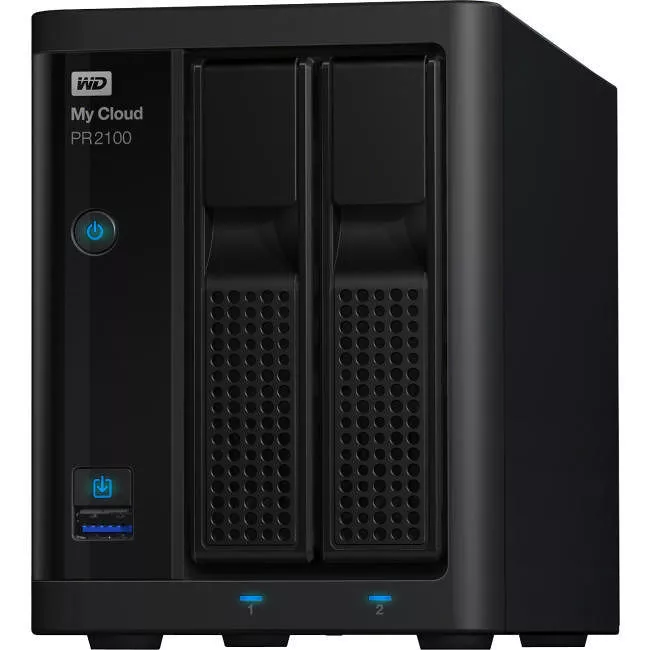 WD WDBBCL0040JBK-NESN 4TB My Cloud PR2100 Pro Series Media Server NAS