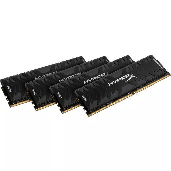 Kingston HX430C15PB3K4/32 Predator Memory Black - 32GB Kit (4x8GB) DDR4 3000MHz Intel XMP CL15 DIMM