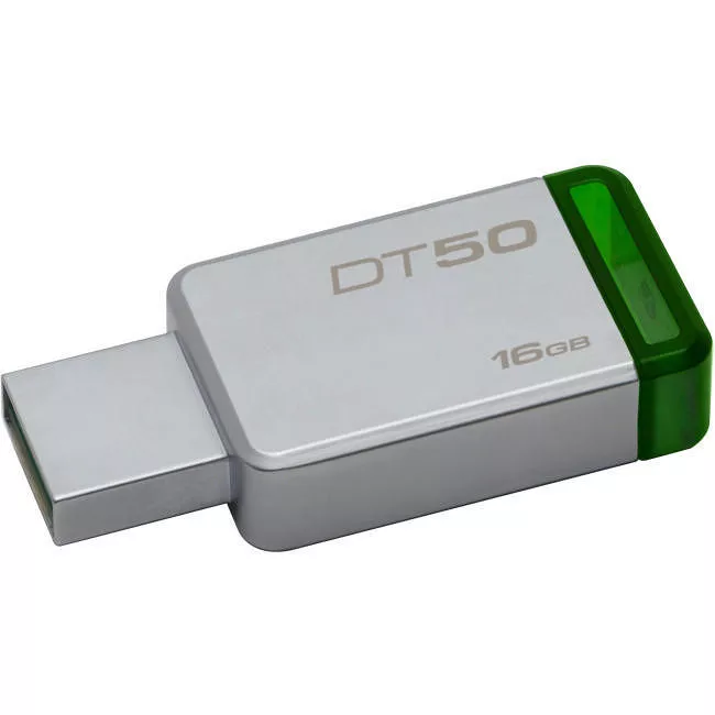 Kingston DT50/16GB 16GB USB 3.0 DataTraveler 50 (Metal/Green)