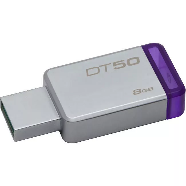 Kingston DT50/8GB 8GB USB 3.0 DataTraveler 50 (Metal/Purple)