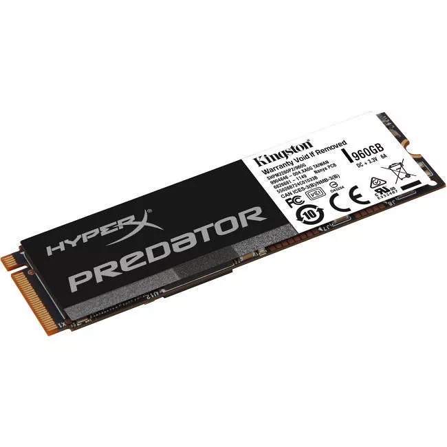 Kingston SHPM2280P2/960G HyperX Predator 960 GB Internal Solid State Drive - PCI-E 2.0 x4, M.2 2280
