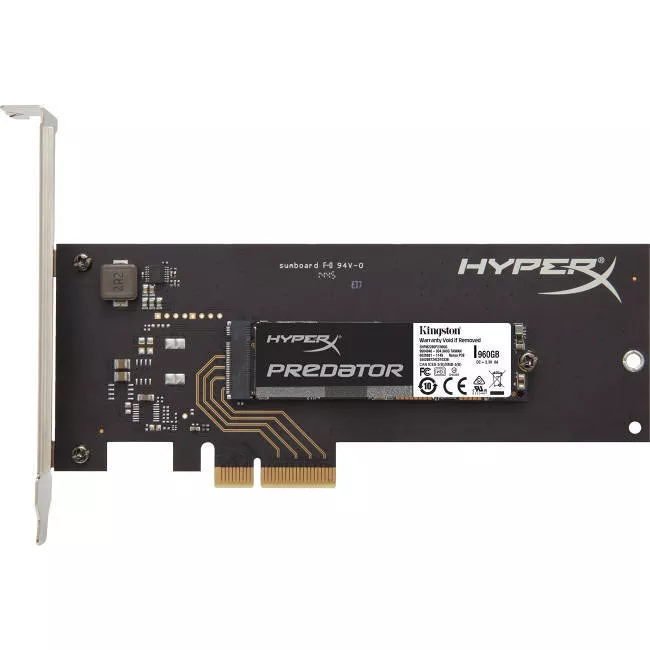 Kingston SHPM2280P2H/960G HyperX Predator 960 GB Internal Solid State Drive - PCI-E - M.2 2280