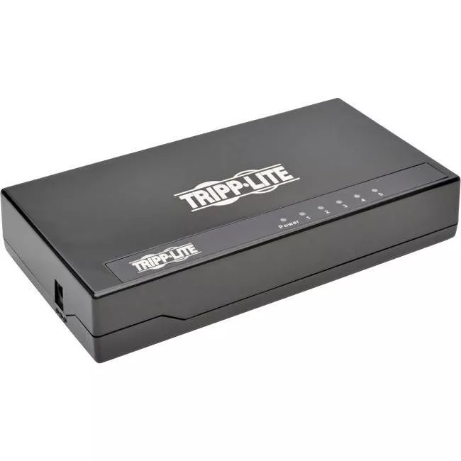 Tripp Lite NG5P 5-Port Gigabit Ethernet Switch Desktop RJ45 Unmanaged Switch 10/100/1000 Mbps