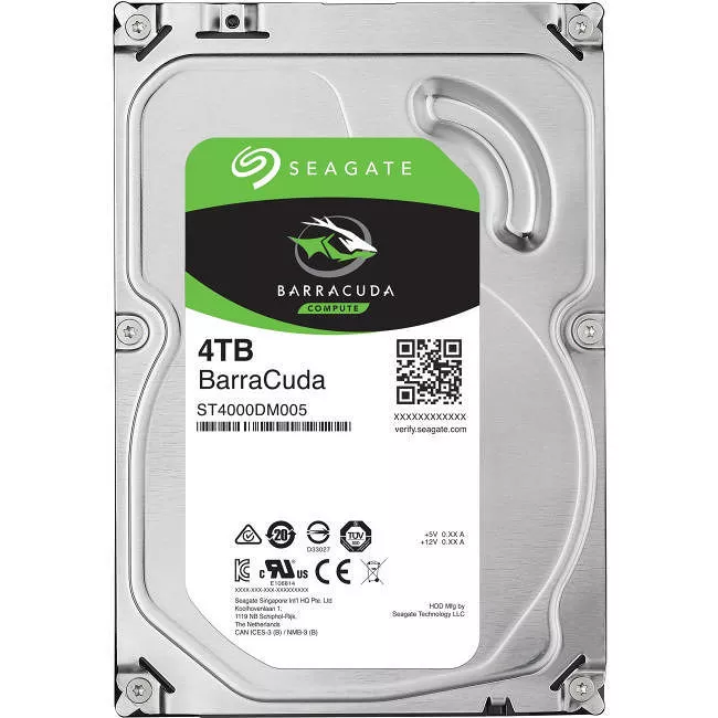 Seagate ST4000LM024 BarraCuda Hard Drive - 4 TB - 128 MB - 2.5 - SATA - 5400