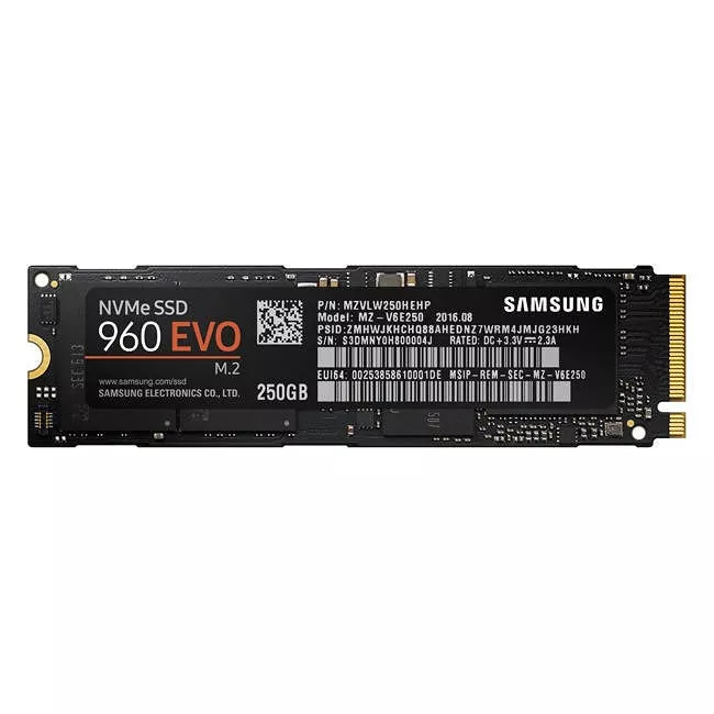 Samsung MZ-V6E250BW 960 EVO SSD - 250 GB - Internal - M.2 - PCIe 3.0 x4