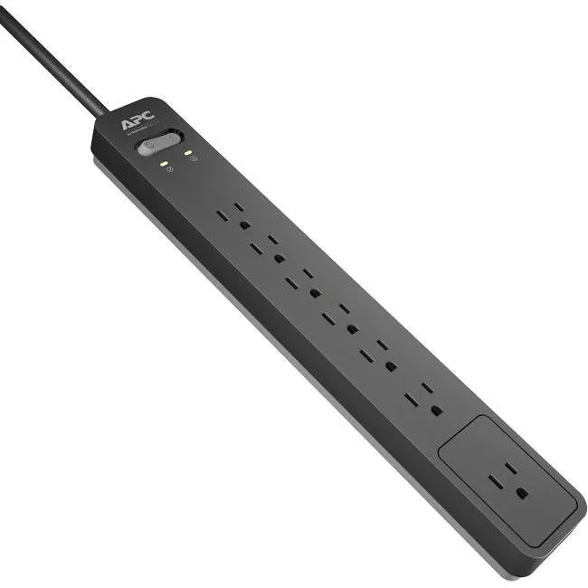 APC PE76 Essential SurgeArrest, 7 Outlets, 6 Foot Cord, 120V Surge Suppressor
