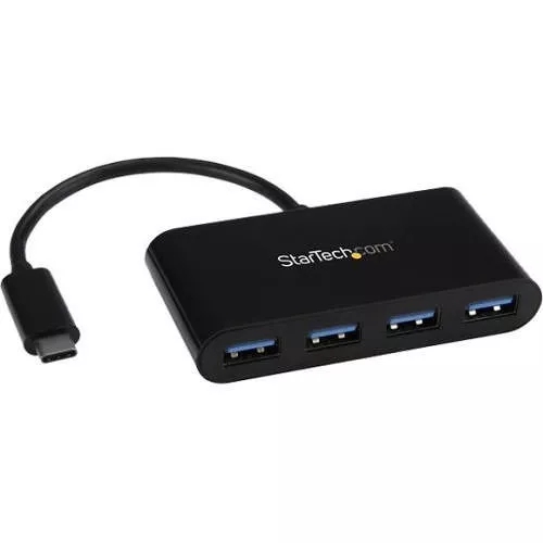 StarTech HB30C4AB USB C Hub - 4 Port USB C to USB-A (4x) - USB Type C