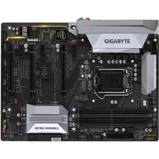 GIGABYTE GA-Z270X-UD3 Desktop Motherboard - 1x Socket H4 LGA-1151 - Intel Z270 - 4x DDR4 - RAID - 1x M.2 - 3x PCIe x16 - ATX