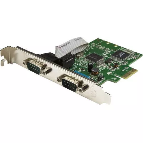 StarTech PEX2S1050 2-Port PCIe Serial Card with 16C1050 UART - RS232 - Dual Channel 16C1050 UART
