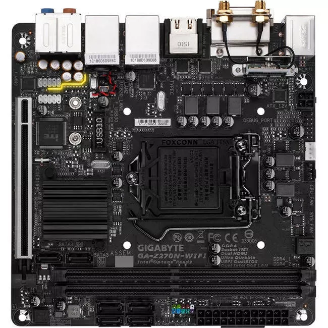 GIGABYTE GA-Z270N-WIFI Ultra Durable Desktop Motherboard - Intel Z270 Chipset - Socket H4 LGA-1151