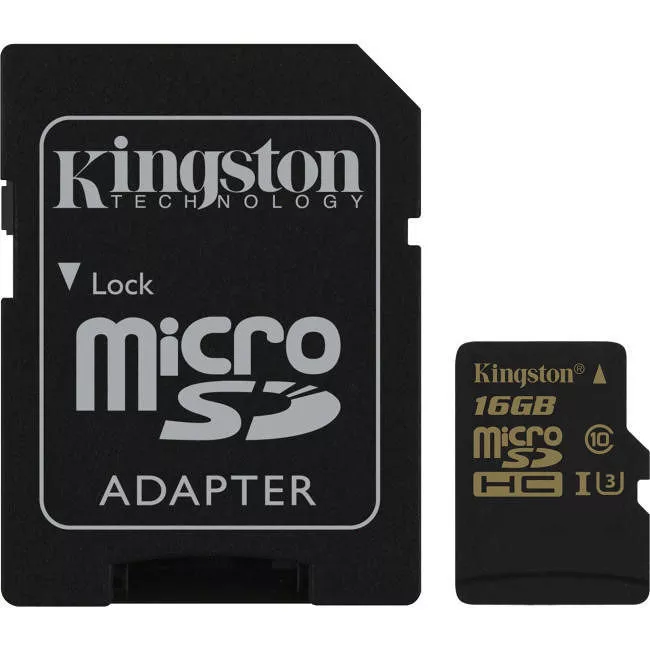 Kingston SDCG/16GB 16 GB Class 10/UHS-I (U3) microSDHC