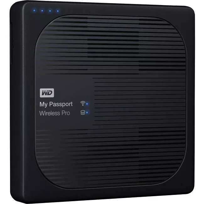 WD WDBSMT0040BBK-NESN My Passport Wireless Pro Network Hard Drive - 4 TB - 256 MB
