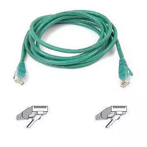 Belkin A3L791-03-GRN-S Cat5e Patch Cable - 3ft - Green