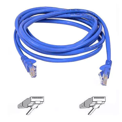 Belkin A3L791-15-BLU-S Cat5e Network Cable - 15ft - Blue