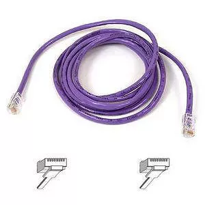 Belkin A3L791-25-PUR-S Cat5e Patch Cable - 25ft - Purple