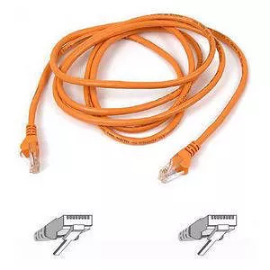 Belkin A3L791-25-ORG Cat5e Patch Cable - 25ft - Orange