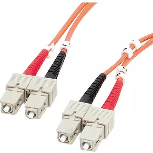 StarTech FIBSCSC1 1m Fiber Optic Cable - Multimode Duplex 62.5/125 - LSZH - SC/SC - OM1