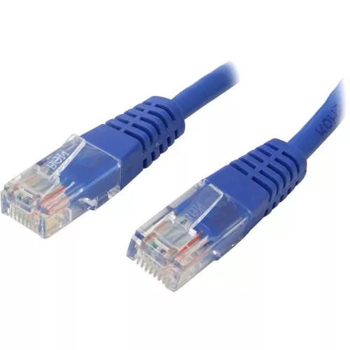 StarTech M45PATCH6BL 6 ft Blue Molded Cat5e UTP Patch Cable