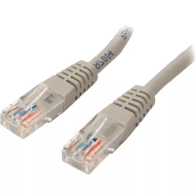 StarTech M45PATCH3GR 3 ft Gray Molded Cat5e UTP Patch Cable