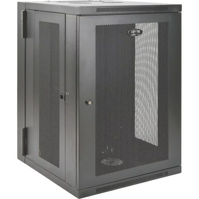 Tripp Lite SRW18USDP SmartRack 18U UPS-Depth Wall-Mount Half-Height Rack Enclosure Hinged Back