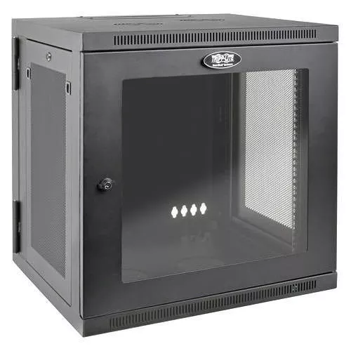 Tripp Lite SRW12USDPG SmartRack 12U UPS-Depth Wall-Mount Small Rack Enclosure Clear Acrylic Window Hinged Back