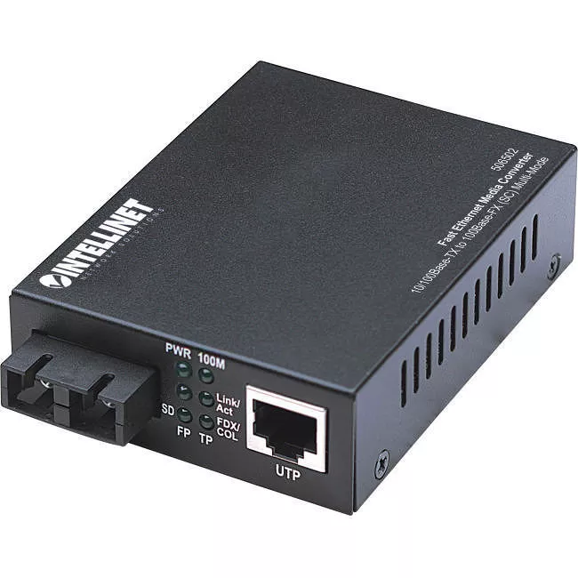 Intellinet 506502 Fast Ethernet Media Converter