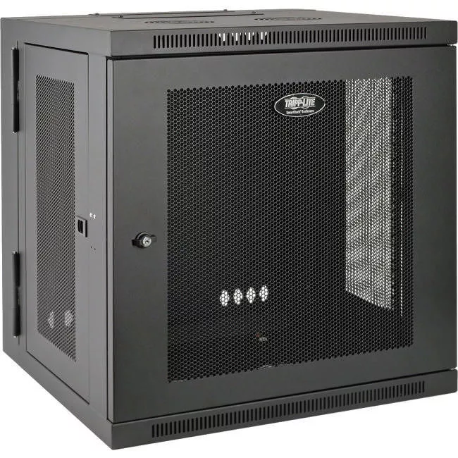 Tripp Lite SRW12USDP 12U Wall Mount Rack Enclosure Server Cabinet Swinging Hinged Door Deep