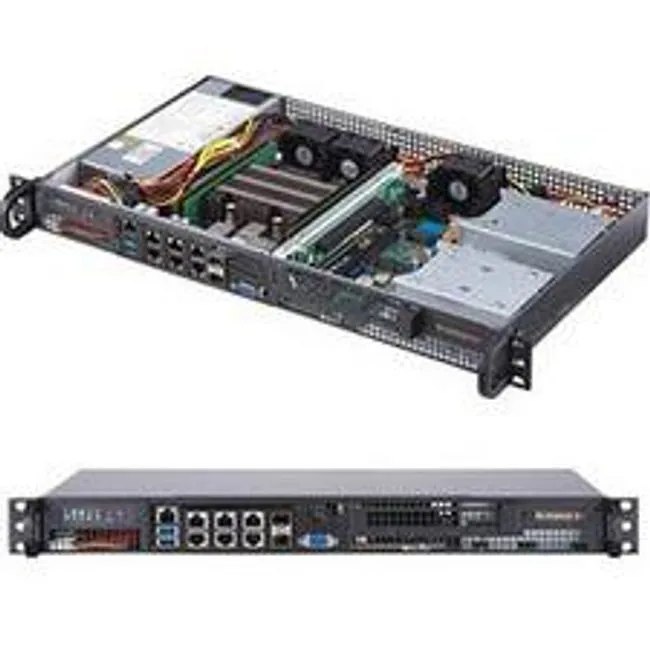 Supermicro SYS-5019D-4C-FN8TP SuperServer - 1U Rackmount - 200 W - Intel Xeon D-2123IT