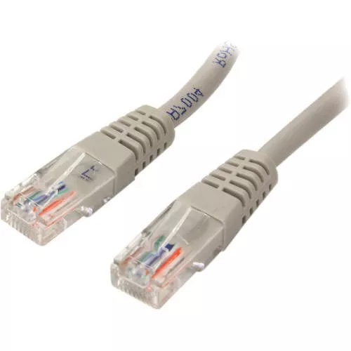 StarTech M45PATCH7GR 7 ft Gray Molded Cat5e UTP Patch Cable