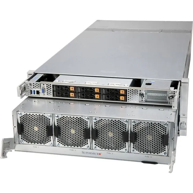 Supermicro SYS-420GP-TNAR 4U Rack Barebone - 2x Socket P+/LGA-4189 - 8x A100 SXM4 GPU - PCIe 4