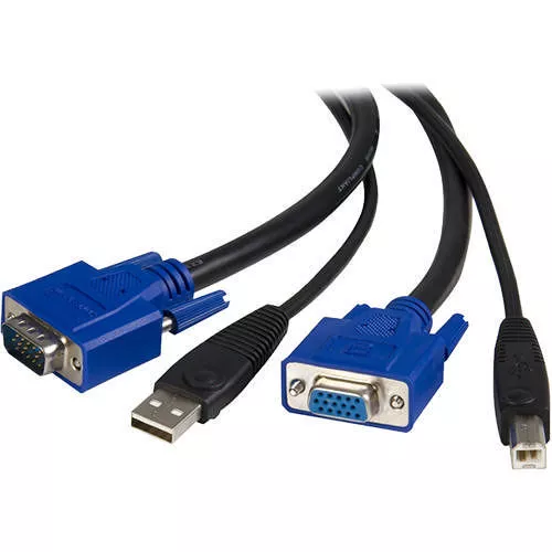 StarTech SVUSB2N1_6 USB KVM Cable 2 in 1 6ft