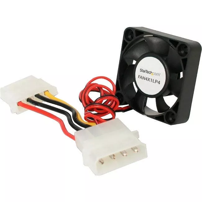 StarTech FAN4X1LP4 40x10mm Repl Dual Ball Bearing Computer Case Fan w/ LP4 Connector