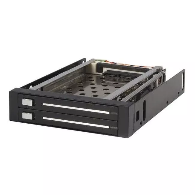 StarTech HSB220SAT25B 2 Drive 2.5in Trayless Hot Swap SATA Mobile Rack Backplane