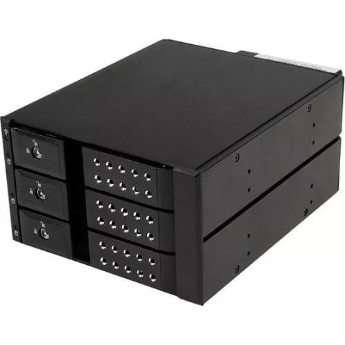 StarTech HSB3SATSASBA 3 Bay Trayless Hot Swap Mobile Rack Backplane for 3.5in SAS II/SATA III HDD