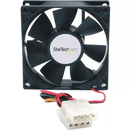 StarTech FANBOX 80x25mm Dual Ball Bearing Computer Case Fan w/ LP4 Connector - System fan kit